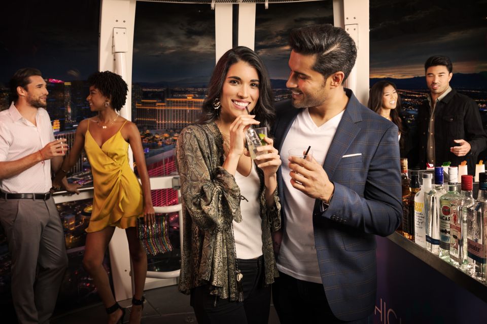 Las Vegas: High Roller Entry Ticket with In-Cabin Open Bar - Key things to know before you go