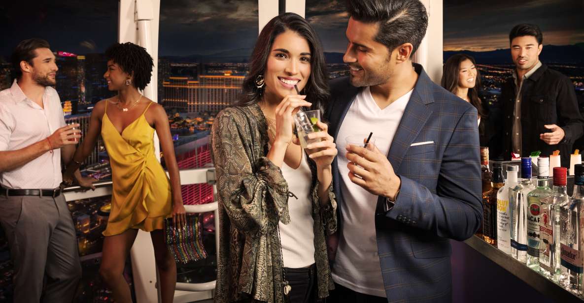 Las Vegas: High Roller Entry Ticket with In-Cabin Open Bar - High Roller at LINQ: what this ticket buys you