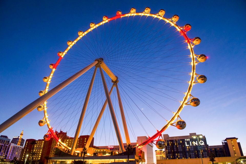 Las Vegas: High Roller Entry Ticket with In-Cabin Open Bar - Inside the cabin: service, narration trivia, and group energy