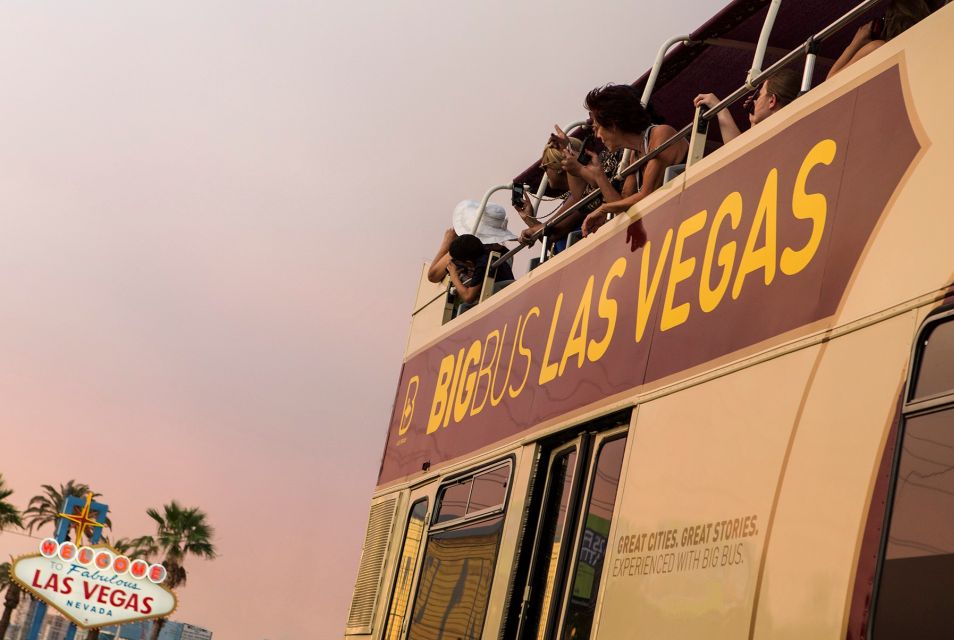 Las Vegas: Hop-on Hop-off Sightseeing Tour by Open-Top Bus - Your day on the Strip: MGM Grand to the Welcome sign