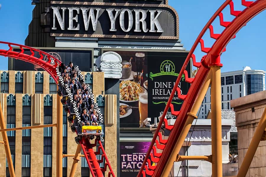 Las Vegas: New York-New York Hotel Big Apple Coaster Ride - Big Apple Coaster Basics: Speed, Twists, and a 180-Degree Signature
