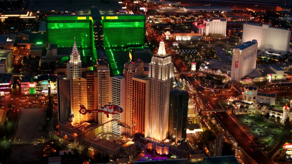 Las Vegas: Night Helicopter Flight over Las Vegas Strip - A Fast Helicopter Taste of the Las Vegas Strip at Night