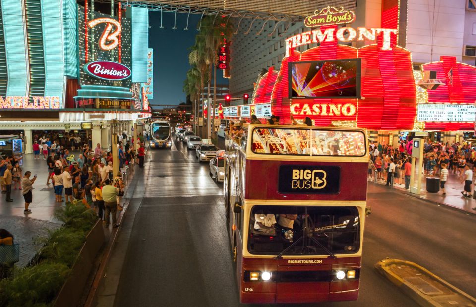 Las Vegas: Sightseeing Night Tour by Open-top Bus - Landmarks on the Strip at Night: What You’ll Actually See