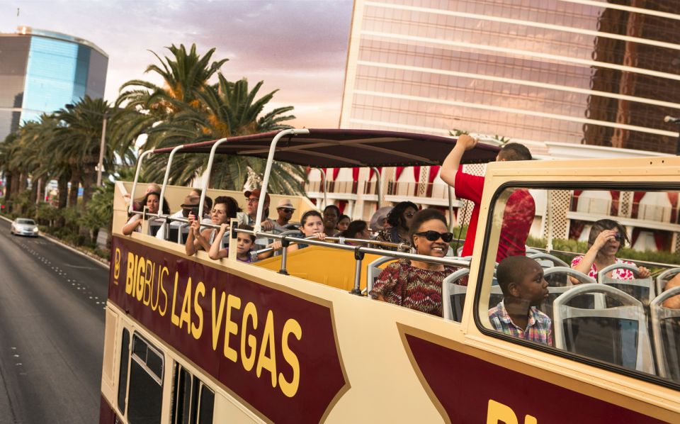 Las Vegas: Sightseeing Night Tour by Open-top Bus - Fremont Street at Night: A Quick Dose of Downtown Energy