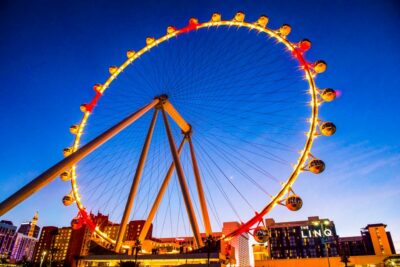 Las Vegas Strip: The High Roller at The LINQ Ticket - 550 Feet up: the 360-degree views and what you’ll notice