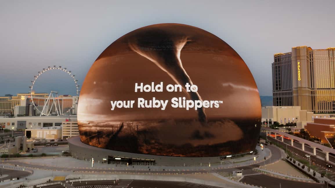 Las Vegas: The Sphere Experience — The Wizard of Oz - Finding your way to the Sphere Plaza Entry (East Side)
