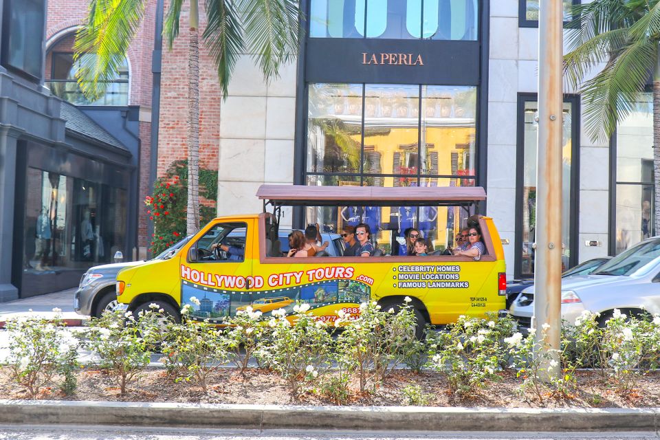 Los Angeles: Hollywood & Celebrity Homes Open-Air Bus Tour - Hollywood to Beverly Hills: celebrity homes, sign photos, and the reality check