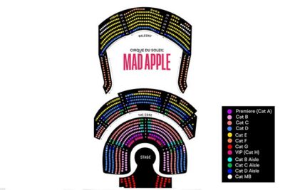 Mad Apple by Cirque du Soleil at New York New York Hotel and Casino - Pre-show party: the real start is before the show clock