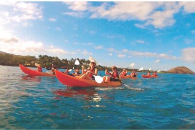 Makena Turtle Town Eco Adventure in Maui - Meeting at Makena Landing Park and getting ready fast