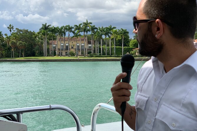 Miami Biscayne Bay rich and famous Sightseeing Boat Tour - On-Board Experience: Music, Narration, and the Reality of Photo Sales