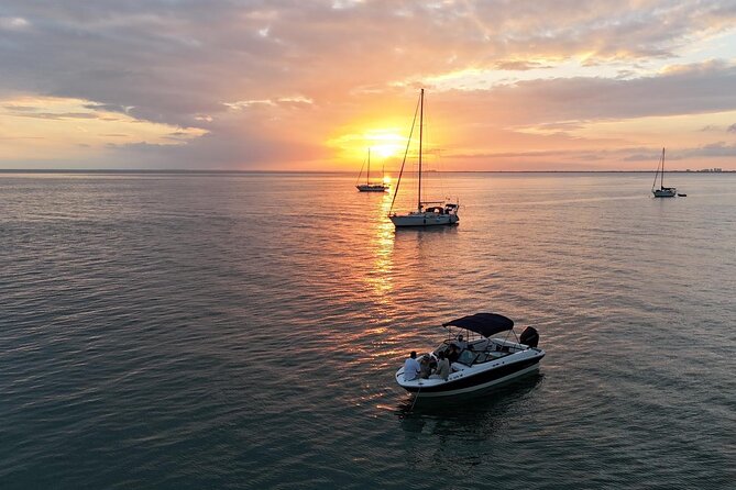 Miami Boat Tour –Day and Night Cruises with Champagne - The Monterey M225 ride: comfortable, outdoor-focused, and built for Miami weather
