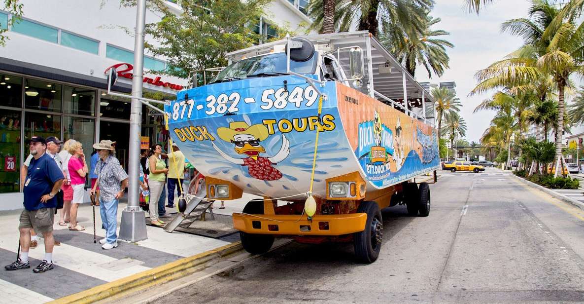 Miami: Duck Tour of Miami and South Beach - South Beach to Biscayne Bay in 90 Minutes: The Big Idea