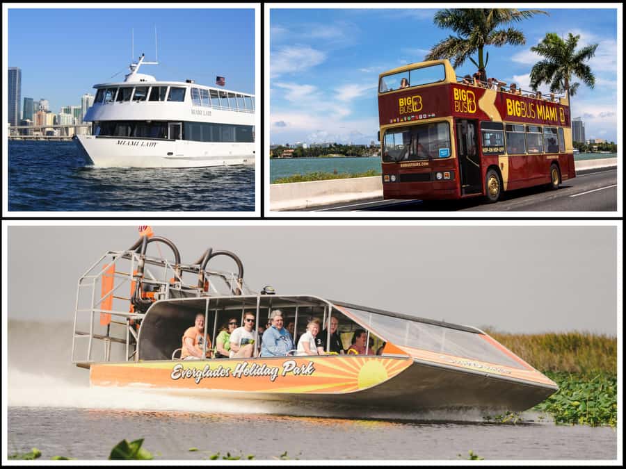Miami: Everglades Experience, Bay Cruise & Open-top Bus Tour - Open-Top Miami Bus Tour: Neighborhood Hits Without a Rent-a-Car Plan