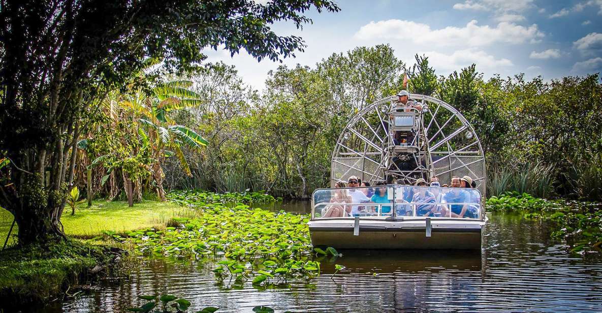 Miami: Everglades Safari Park Airboat Tour - Jungle Trail, observation deck, and that on-foot Everglades feel
