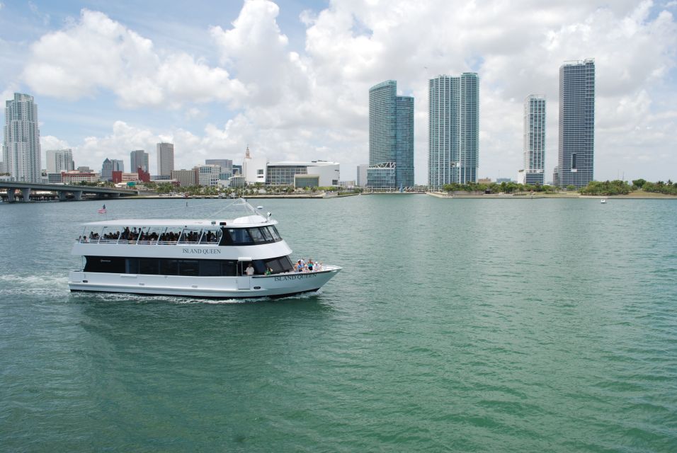 Miami: Hop-on Hop-off Sightseeing Tour with Optional Cruise - The Night Tour at 8:00 PM: landmarks lit up with a live guide