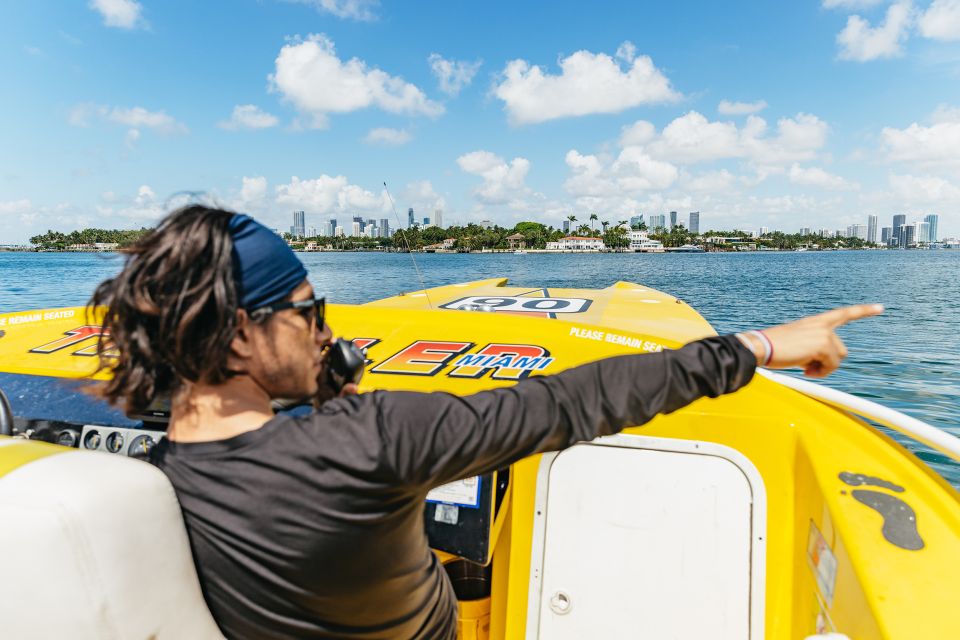 Miami: Sightseeing Speedboat Tour - The 45-minute pace: speed, comfort, and real ocean views