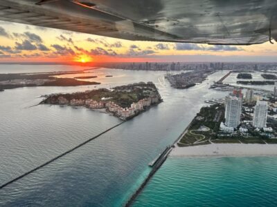 Miami: South Beach Private 50-Minute Private Flight Tour - The Route Over Miami: From South Beach to Star and Palm Islands