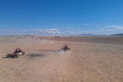 Mini Baja Chase Dune Buggy Adventure in Las Vegas - Nellis Dunes: 15,000 acres and the Strip peeking through