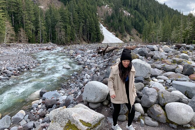 Mt. Rainier highlights - old forest, falls and glaciers - Old-growth walk at Longmire: where Rainier feels older than you