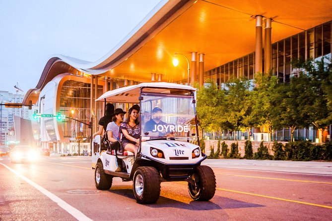 Murals of Nashville Instagram Tour by Golf Cart - The Route: Gulch, Marathon Village, Downtown, East Nashville, and Music Row Area