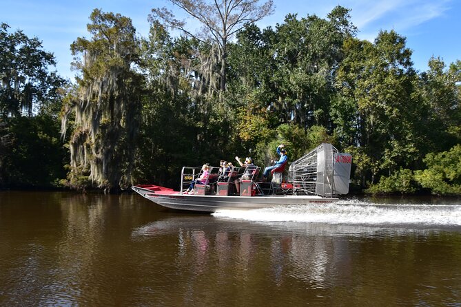 New Orleans Airboat Ride - The 1 hour 45 minute bayou circuit: speed, wind, and wildlife spotting