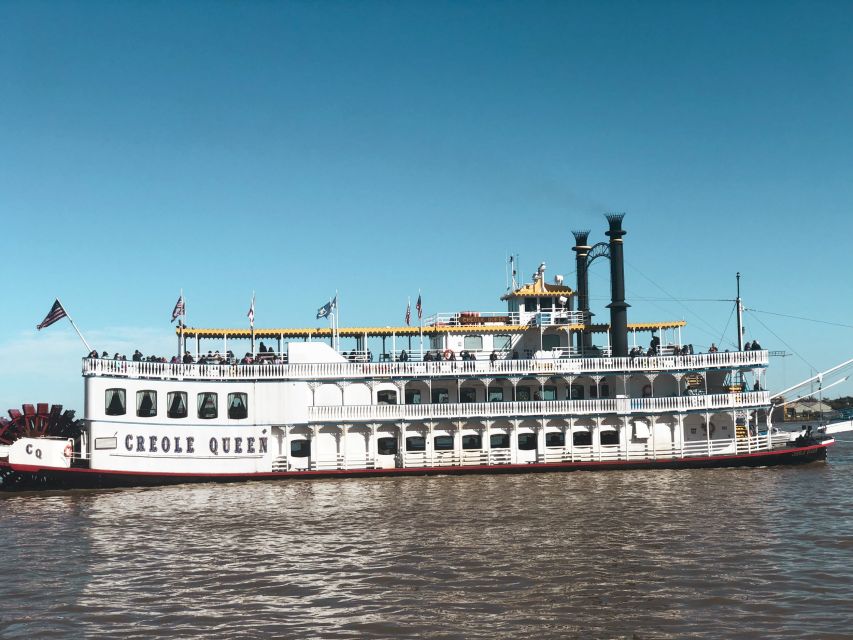 New Orleans: Creole Queen History Cruise with Optional Lunch - On-board history narration: Mississippi storytelling plus cocktails