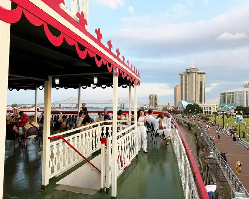 New Orleans: Daytime Steamboat Jazz Cruise + Optional Lunch - Photos, the riverfront view, and what to expect from the scenery