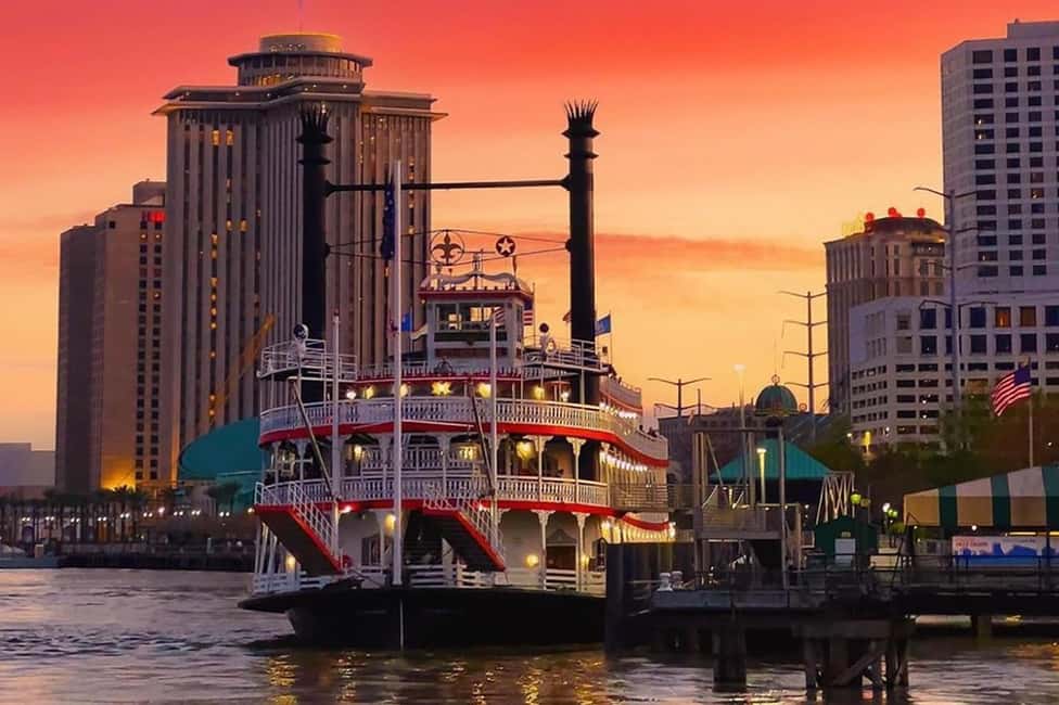 New Orleans: Evening Steamboat Jazz Cruise + Optional Dinner - CITY of New Orleans timing: how the 7 to 9 cruise really feels