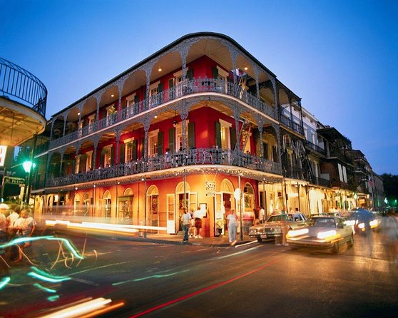 New Orleans Ghost, Vampire, Witch, Voodoo, and Mystery Tour - Bourbon Street at night: vampire hunting on the block-party strip