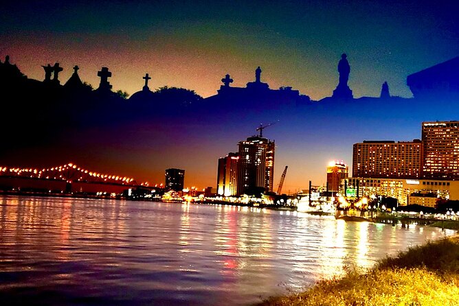 New Orleans Haunted History Ghost Tour - Jackson Square after dark: iconic landmark, shifted perspective