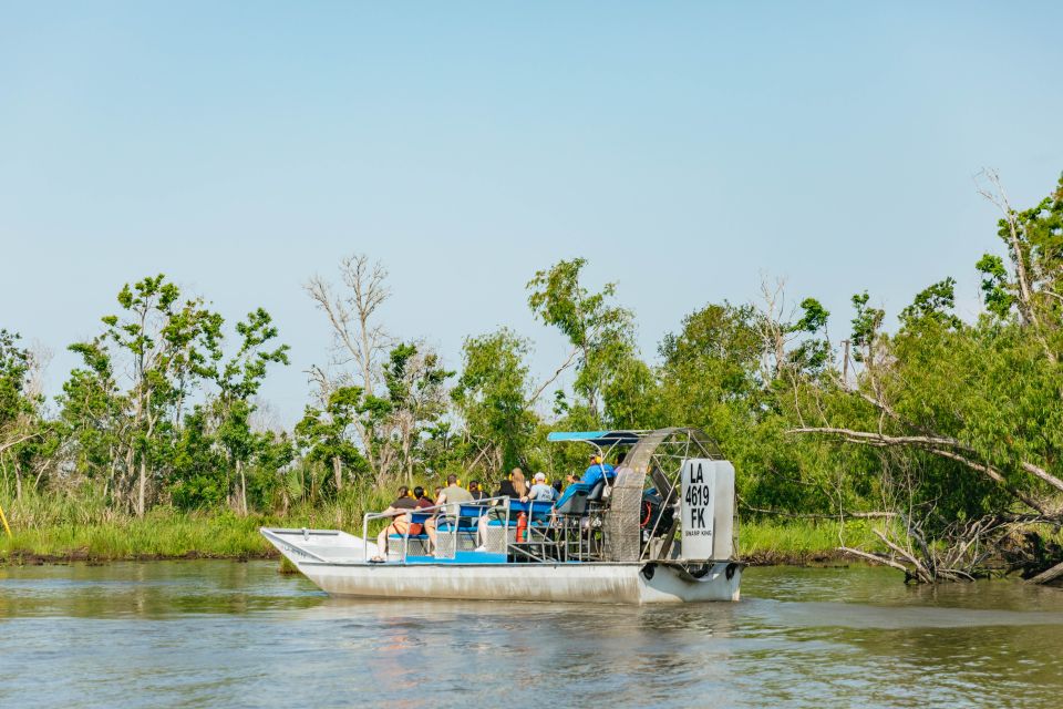 New Orleans: High Speed 9 Passenger Airboat Tour - From the French Quarter to the Barataria Swamp edge