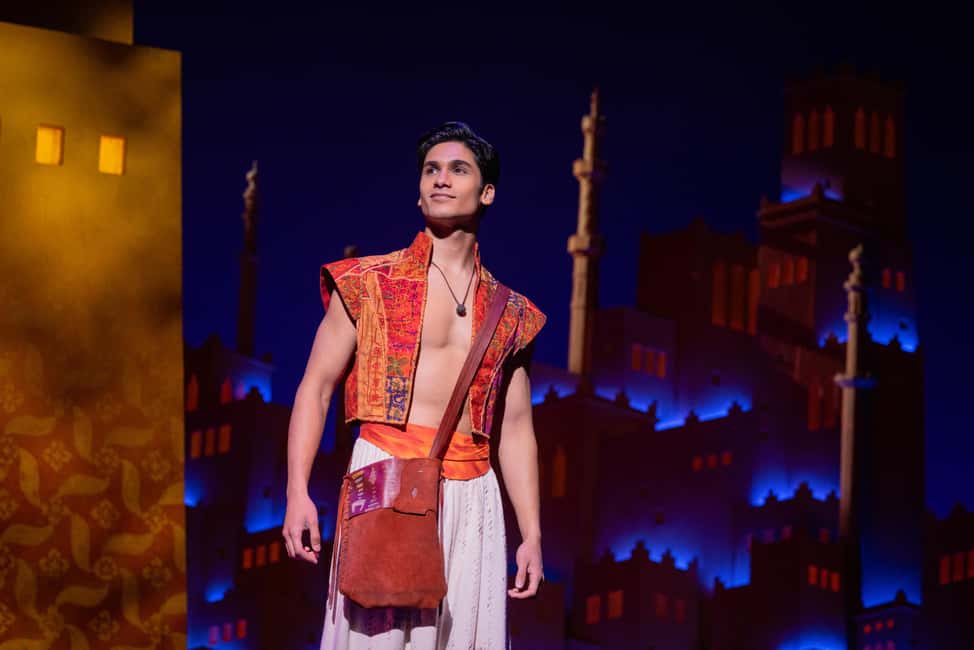 New York City: Aladdin on Broadway Entry Tickets - Getting in smoothly: New Amsterdam check-in and your translation device