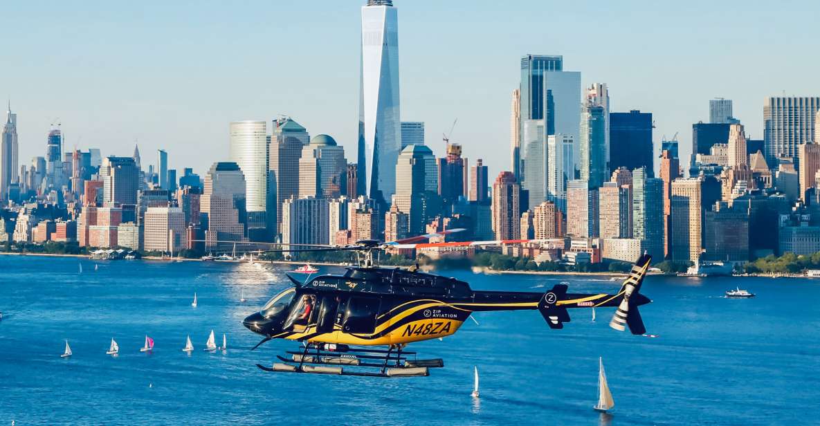 New York City: Manhattan Helicopter Tour - The route you’ll fly: lower Manhattan, the islands, and the Statue’s close-up