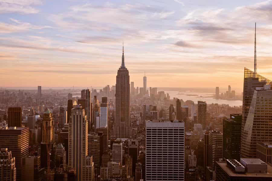 New York City: Top of the Rock Observation Deck Ticket - The Weather Room Café & Bar: skyline snacks until midnight