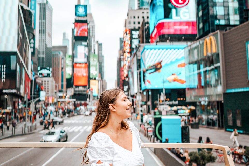New York: Hop-on Hop-off Sightseeing Tour by Open-top Bus - Routes that connect the Statue, the Memorial, and Midtown icons