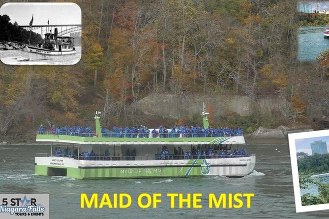 Niagara Falls Tour with Ticket for the Iconic Maid of the Mist - The Guided Walk: From Hennepin Rock to Trolley Loop at Prospect Point