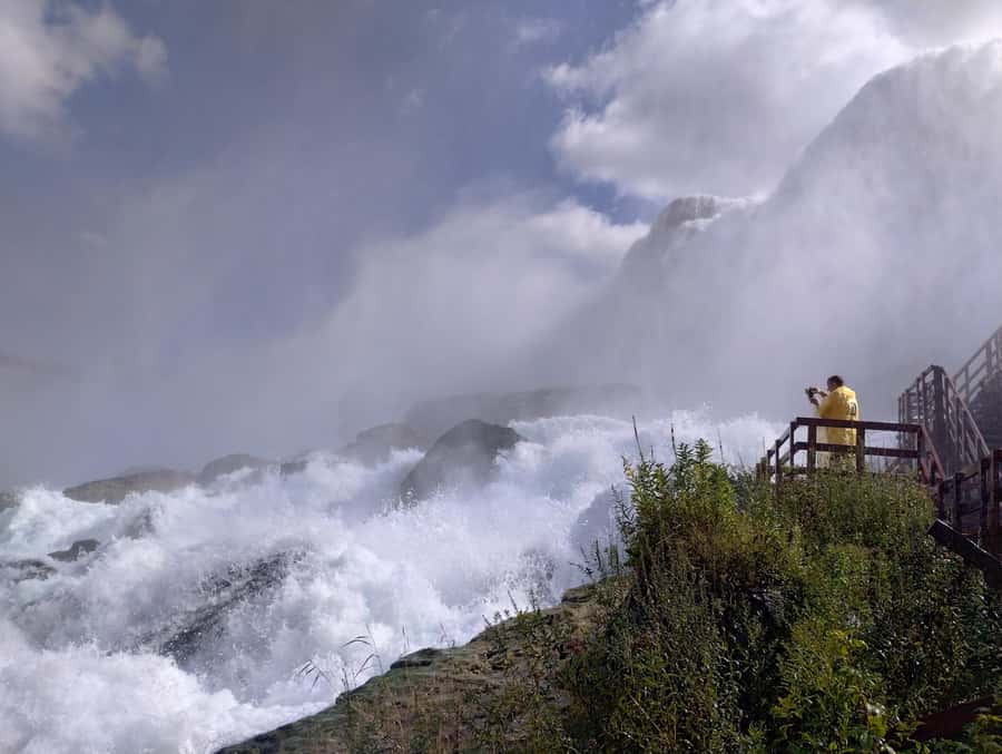 Niagra Falls, USA Side: Boat, Cave and Shuttle pass Tour - Luna Island and the World Changed Here movie: the context piece