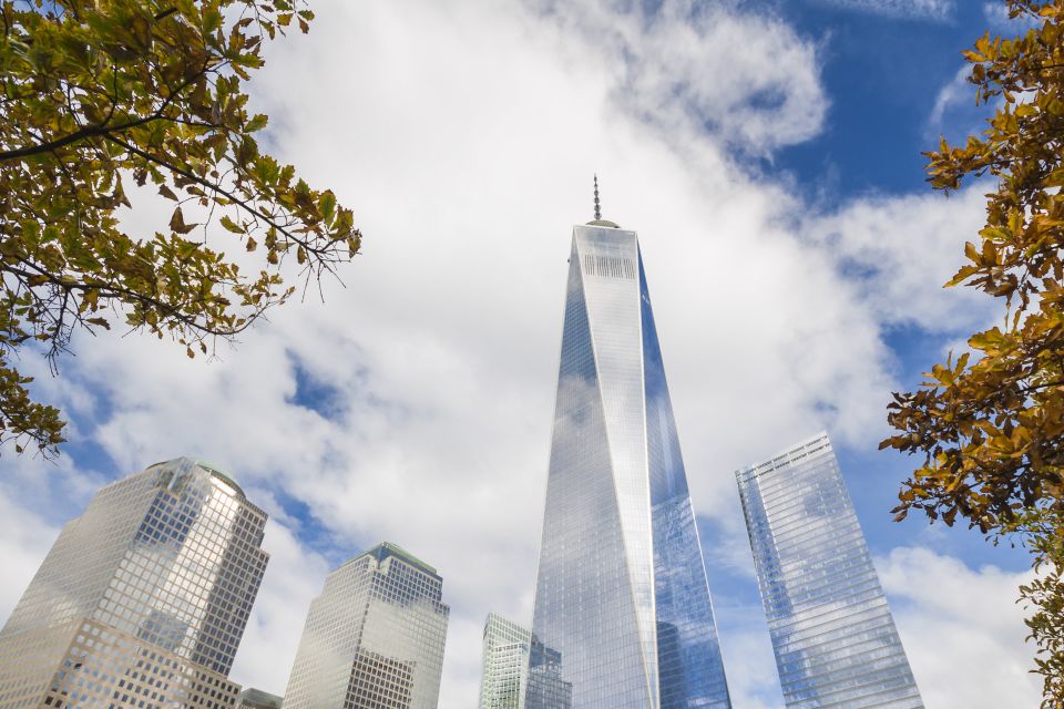 NYC: 9/11 Memorial Tour and Optional Observatory Ticket - Inside the Freedom Tower lobby: watching Voices before you go up