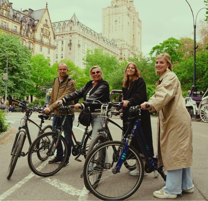NYC: Central Park Bike Rental - Entering Central Park on a real bike-lane day