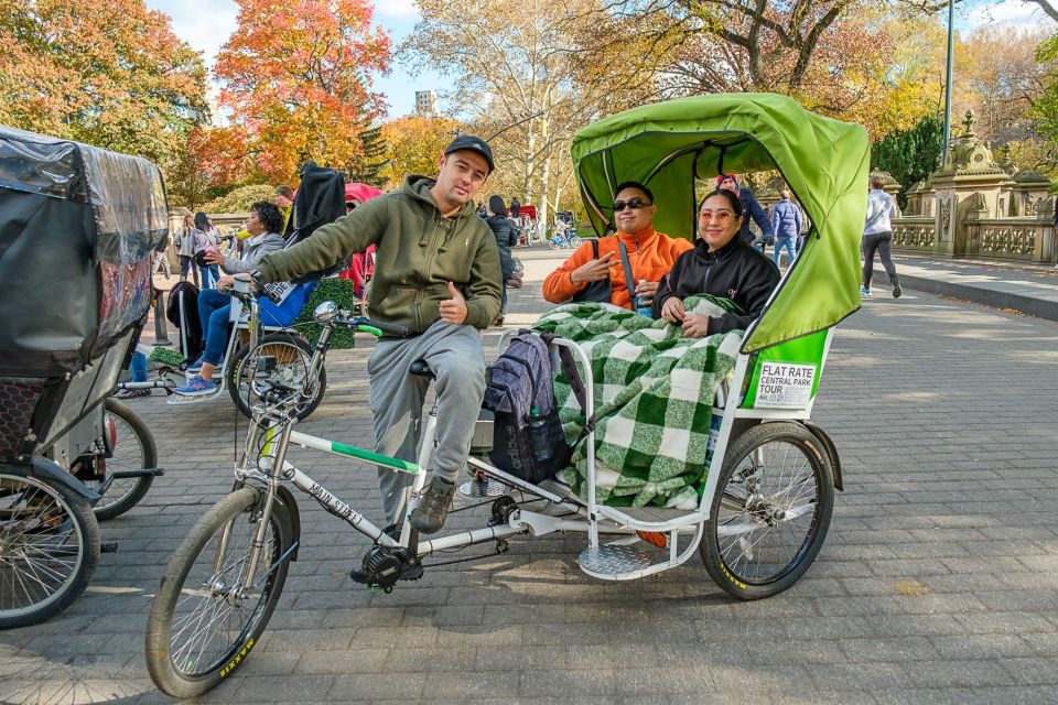 NYC: Central Park Guided Pedicab Tour - The guide names you might hear—and why their style matters