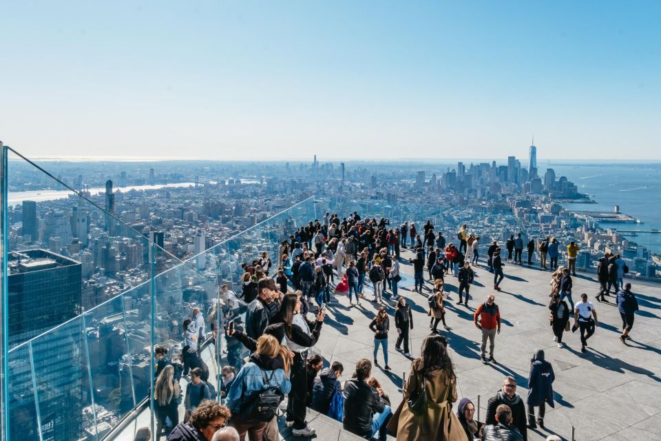 NYC: Edge Observation Deck Admission Ticket - Glass floor, Skyline Steps, and Eastern Point: how the thrill is staged