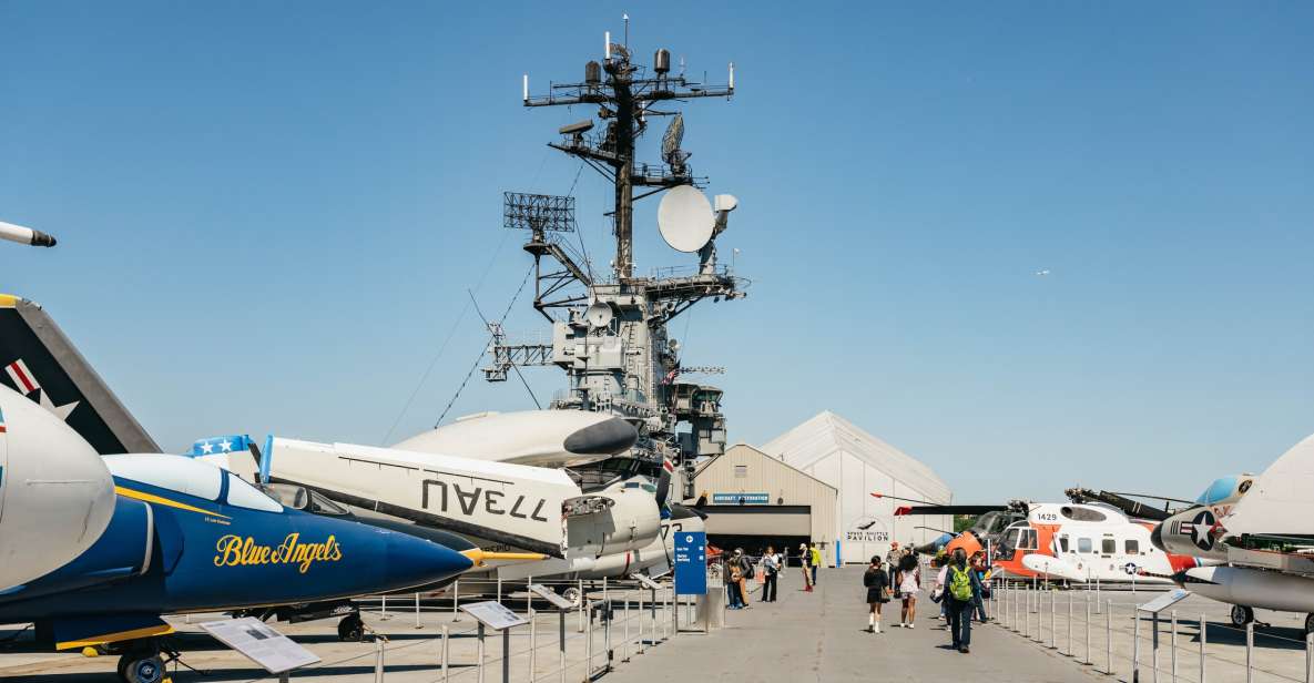 NYC: Intrepid Museum Entry Ticket - Space Shuttle Pavilion: Enterprise in scale and context