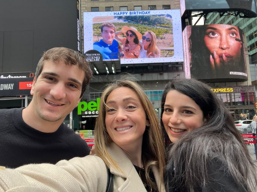 NYC: See Yourself on a Times Square Billboard for 24 Hours - Finding Your Billboard Fast: 1560 Broadway, Above the Pelé Store