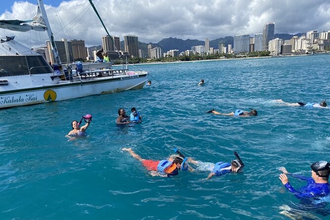 Oahu Catamaran Snorkel Tour: See Turtles 100% Guaranteed - Getting To Oahu Catamarans at Ala Moana Pier A