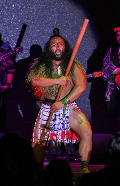 Oahu: Ka Moana Luau Dinner and Show at Aloha Tower - The show: Polynesian wayfinding, costumes, and the Sword of Fire ending