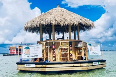 Original Cruisin' Tikis 3hr Crab Island Sandbar Adventure - The Tiki Boat Setup: Cooler, Cups, and BYOB Freedom