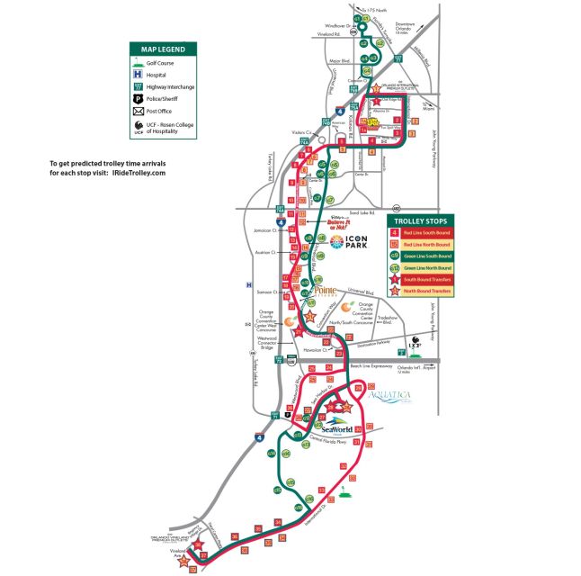 Orlando: I-Ride Trolley Hop-on Hop-off Pass - Key things to know before you hop on