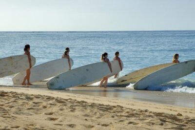 Outrageous Surf ScHool Lesson on Lahaina Side - The meetup at Ukumehame Beach Park and how to get settled fast