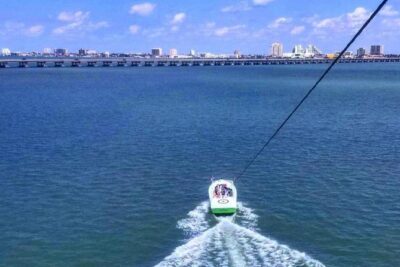 Parasailing Adventure in South Padre Island - The Boat Ride That Sets Up the Views Over Laguna Madre Bay