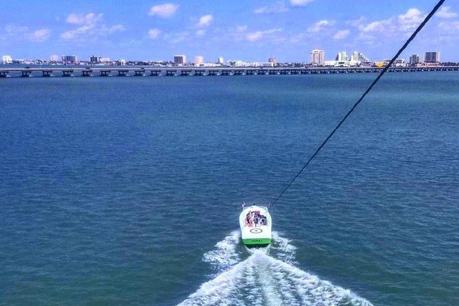 Parasailing Adventure in South Padre Island - The Boat Ride That Sets Up the Views Over Laguna Madre Bay